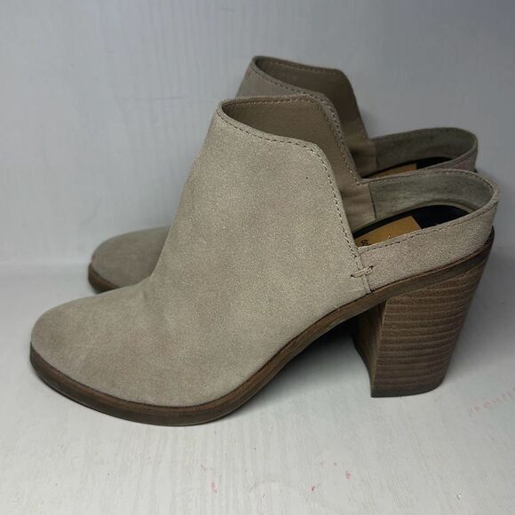 Dolce Vita Selene Boot Mule, Women's Size 6.5 M, Dark Taupe Suede MSRP $149.95 - Picture 7 of 10